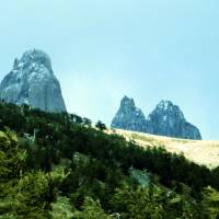 Popis: Národní park Torres del Paine, pohled na tzv. Torresy