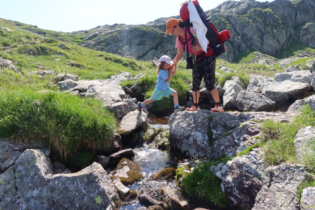 Lago Verrobio pod stejnojmenným sedlem